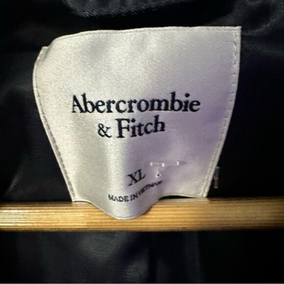 Abercrombie & Fitch Navy Blazer XL NWT Tailored Old Money Chic - Picture 7 of 14